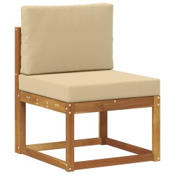 Ensemble de canapé de jardin 6 pcs Marron et Crème polyrotin 496230496230