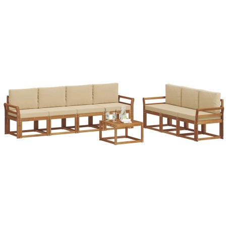 Ensemble de canapé de jardin 6 pcs Marron Poly rotin 496234496234