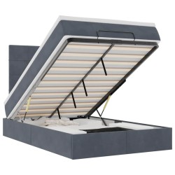 Ensemble de bar de jardin 9 pcs et coussins Résine tressée Gris 496446496446