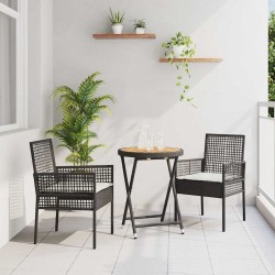 Ensemble de salle à manger pour jardin 9 pcs Marron 496594496594