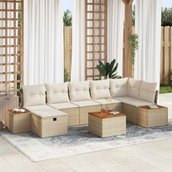 Salon de jardin 6 pcs avec coussins Bois de pin massif 496606496606