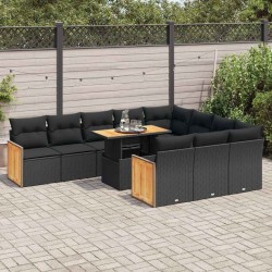 Salon de jardin 7 pcs avec coussins Aluminium Anthracite 496647496647