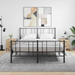 Ensemble de canapé de jardin avec coussin 11 pcs Noir polyrotin 496705496705