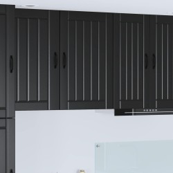 Salon de jardin 8 pcs avec coussins crème Bois de pin massif 496928496928