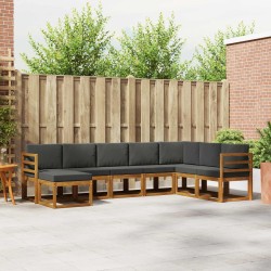 Salon de jardin 12 pcs avec coussins noir résine tressée 496945496945