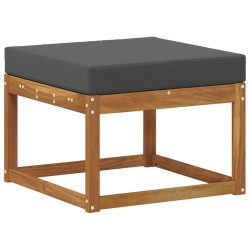 Salon de jardin 12 pcs avec coussins crème Bois de pin 496956496956