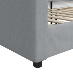 Salon de jardin 10 pcs avec coussins gris bois de pin massif 497404497404