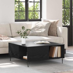 Salon de jardin 8 pcs avec coussins noir résine tressée 497843497843