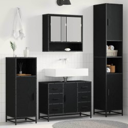 Meuble de salle de bain BERG blanc 60x34x59 cm bois pin massif 498223498223