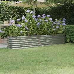 Salon de jardin avec coussins 10 pcs gris résine tressée 498747498747