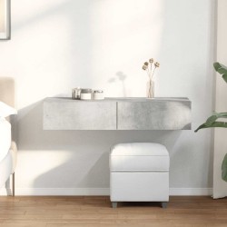 Salon de jardin avec coussins 10 pcs gris résine tressée 498988498988