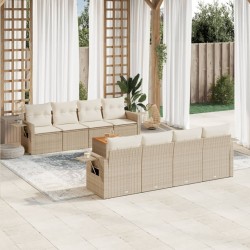 Salon de jardin avec coussins 13 pcs noir résine tressée 499027499027