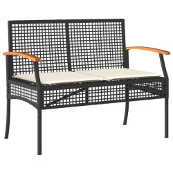Salon de jardin avec coussins 7 pcs gris résine tressée 499221499221