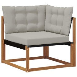 Ensemble à manger de jardin et coussins 9 pcs beige Poly rotin 499291499291