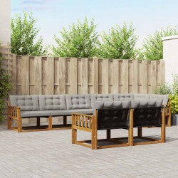 Ensemble de bar de jardin 5 pcs sans coussins gris poly rotin 499296499296