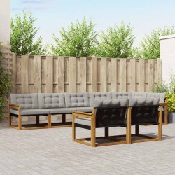 Ensemble de bar de jardin 5 pcs et coussins Résine tressée Noir 499297499297
