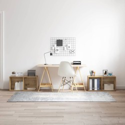 Salon de jardin 8 pcs avec coussins noir résine tressée 499336499336