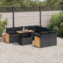 Salon de jardin 8 pcs Bois de pin massif 500786500786