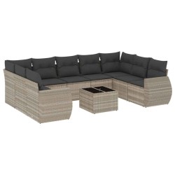 Banc de jardin avec coussin bleu 175 cm Teck massif 501597501597