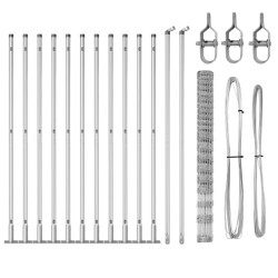 Salon de jardin 8 pcs avec coussins gris résine tressée 501728501728