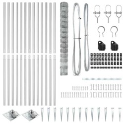 Salon de jardin 8 pcs avec coussins gris résine tressée 501742501742