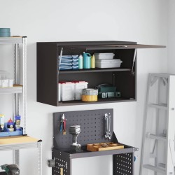 Salon de jardin 9 pcs avec coussins gris résine tressée 502219502219