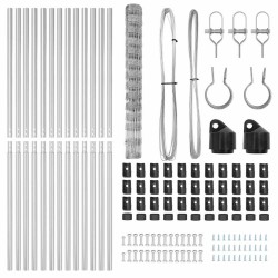 Salon de jardin 8 pcs avec coussins gris résine tressée 502400502400