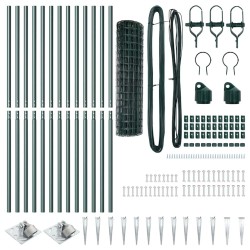 Salon de jardin 8 pcs avec coussins gris résine tressée 502403502403