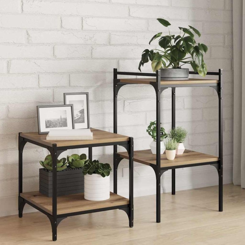 Ensemble de canapé de jardin avec coussin 10 pcs Noir et Crème 502576502576