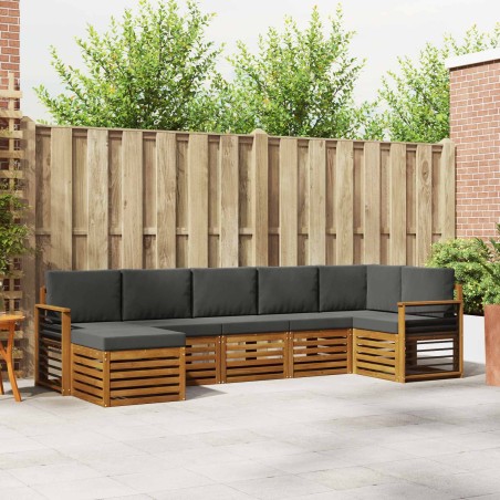 Ensemble de canapé de jardin 9 pcs Marron Poly Rattan 502674502674