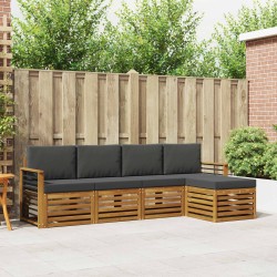 Ensemble de canapé de jardin 7 pcs Marron Poly rotin 502682502682