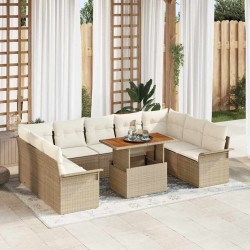 Ensemble de canapé de jardin avec coussin 12 pcs Gris 502741502741