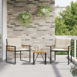 Ensemble de canapé de jardin avec coussin 9 pcs Gris polyrotin 502746502746