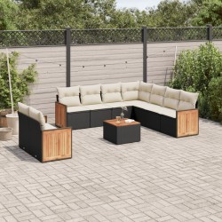 Ensemble de salle à manger pour jardin 6 pcs Beige et gris 502765502765