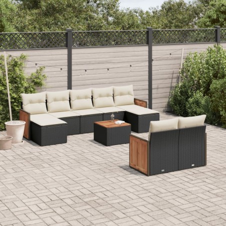 Ensemble de salle à manger pour jardin 6 pcs Beige et gris 502768502768