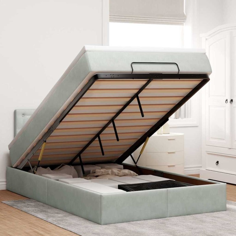 Ensemble de canapé de jardin 8 pcs Beige et Gris clair 502833502833