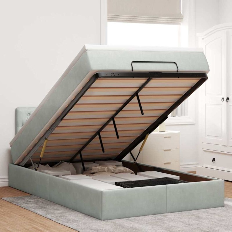 Ensemble de canapé de jardin 8 pcs beige et gris clair 502836502836