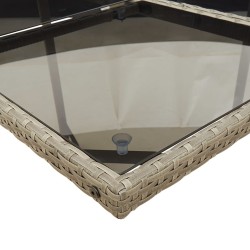 Ensemble de canapé de jardin avec coussin 11 pcs Gris 502844502844