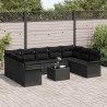 Ensemble de canapé de jardin avec coussin 12 pcs Gris 502845502845