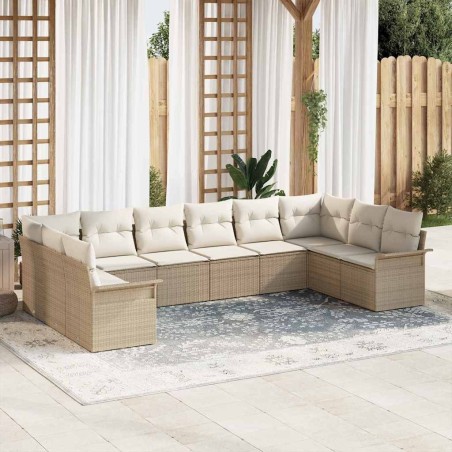 Ensemble de canapé de jardin avec coussin 12 pcs Gris 502861502861