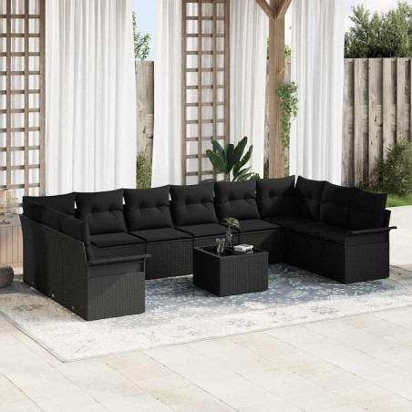 Ensemble de canapé de jardin avec coussin 13 pcs Gris 502891502891