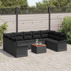 Ensemble de canapé de jardin avec coussin 12 pcs Gris polyrotin 502895502895