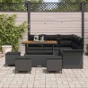 Ensemble de canapé de jardin 8 pcs beige et gris clair 502905502905