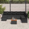 Ensemble de canapé de jardin avec coussin 9 pcs Gris 502925502925