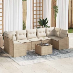 Ensemble de canapé de jardin avec coussin 10 pcs Gris 502943502943