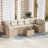 Ensemble de canapé de jardin avec coussin 10 pcs Gris 502943502943