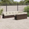 Ensemble de canapé de jardin Beige 55 x 55 x 37 cm polyrotin 502951502951