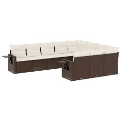 Ensemble de canapé de jardin Beige 55 x 55 x 37 cm polyrotin 502951502951