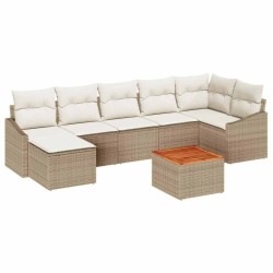 Ensemble de canapé de jardin avec coussin 8 pcs Gris 502976502976