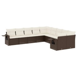 Ensemble de canapé de jardin Beige 55 x 55 x 37 cm polyrotin 503010503010